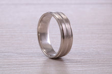 Load image into Gallery viewer, Sterling Silver 6 mm Wide Fashioned Band