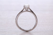 Load image into Gallery viewer, Stunning One carat Certified Oval cut Diamond set Platinum Solitaire