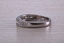 Load image into Gallery viewer, Traditional Round cut Diamond set 18ct White Gold Eternity Ring