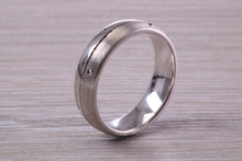 Load image into Gallery viewer, Sterling Silver 6 mm Wide Fashioned Band