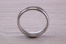 Load image into Gallery viewer, Sterling Silver 6 mm Wide Fashioned Band