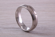 Load image into Gallery viewer, Sterling Silver 6 mm Wide Fashioned Band