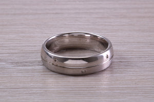 Sterling Silver 6 mm Wide Fashioned Band