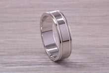 Load image into Gallery viewer, Sterling Silver 6 mm Wide Fashioned Band