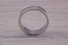 Load image into Gallery viewer, Sterling Silver 6 mm Wide Fashioned Band