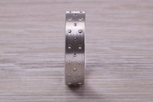 Load image into Gallery viewer, Sterling Silver 6 mm Wide Fashioned Band