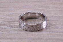 Load image into Gallery viewer, Sterling Silver 6 mm Wide Fashioned Band