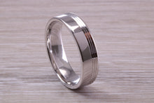 Load image into Gallery viewer, Sterling Silver 6 mm Wide Fashioned Band