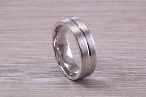 Sterling Silver 6 mm Wide Fashioned Band