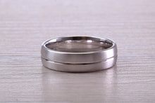 Load image into Gallery viewer, Sterling Silver 6 mm Wide Fashioned Band