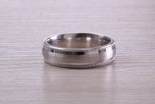 Load image into Gallery viewer, Sterling Silver 6 mm Wide Fashioned Band