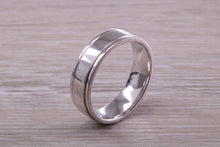 Load image into Gallery viewer, Sterling Silver 6 mm Wide Fashioned Band