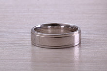 Load image into Gallery viewer, Sterling Silver 6 mm Wide Fashioned Band