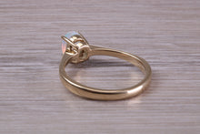 Load image into Gallery viewer, Oval cut Natural Opal set Yellow Gold Ring