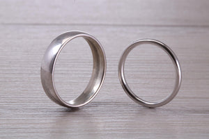 His and Hers Matching Platinum Wedding Bands