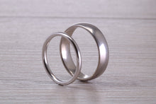 Load image into Gallery viewer, His and Hers Matching Platinum Wedding Bands