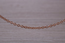 Load image into Gallery viewer, Rose Gold 16 inch Long Trace Chain