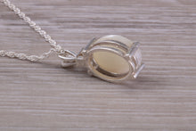 Load image into Gallery viewer, Natural Oval Cut Mother of Pearl set Necklace, Made From Solid Sterling Silver