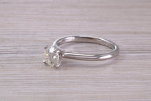 Load image into Gallery viewer, Elegant and Timeless One carat Diamond set Platinum Solitaire