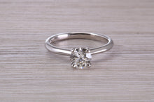 Load image into Gallery viewer, Elegant and Timeless One carat Diamond set Platinum Solitaire