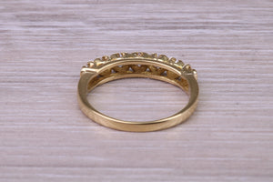 Quarter carat Natural Diamond set 18ct Yellow Gold Ring