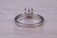 Load image into Gallery viewer, Elegant and Timeless One carat F SI 2 Graded Diamond set Platinum Solitaire