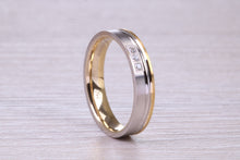 Load image into Gallery viewer, Diamond set Matching Bridal His and Hers 18ct White and Yellow Gold Wedding Bands