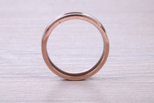 Load image into Gallery viewer, 5 mm Wide Two Tone White and Rose Gold Band